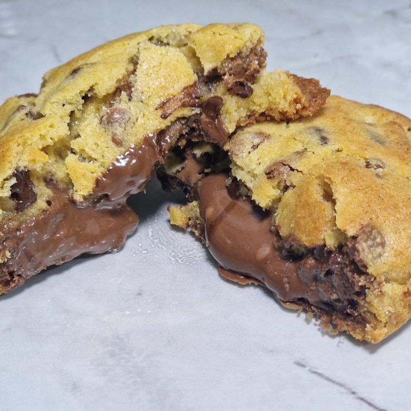 Nutella Filled New York Cookies